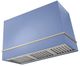 AGA Loge 48" Carnaby Blue Wall Mounted Range Hood with Antique Brass Trim-0