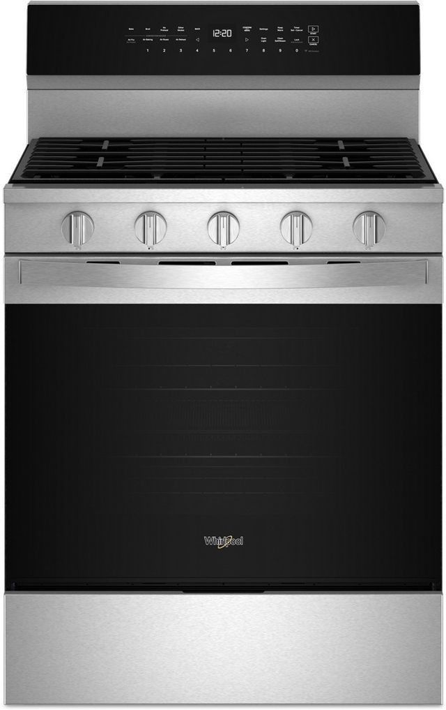 Whirlpool® 30" Fingerprint Resistant Stainless Steel Freestanding Gas Range-0