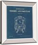 Classy Living Wild Apple Portfolio Locomotive Blueprint II Wall Art-2