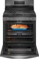 Frigidaire Gallery® 30" Smudge-Proof® Black Stainless Steel Freestanding Gas Range -3