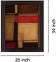Classy Living Crimson Modular Wall Art-1