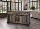 International Furniture Direct Loft Brown Brown/Gray Kitchen Island-1