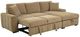 Coaster® Pastrana 2-Piece Camel Right-Arm Facing Sleeper Sectional and Chaise-4