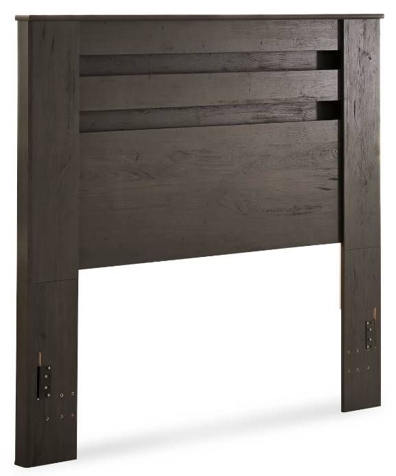 Signature Design by Ashley® Brinxton 3-Piece Charcoal Queen/Full Panel Headboard Bedroom Set-1
