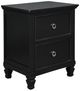 New Classic® Home Furnishings Tamarack 4-Piece Black California King Panel Bedroom Set-4