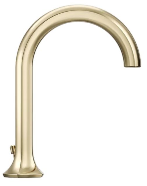KOHLER® Occasion® Vibrant French Gold Bathroom Sink Faucet Spout with Cane Design-2