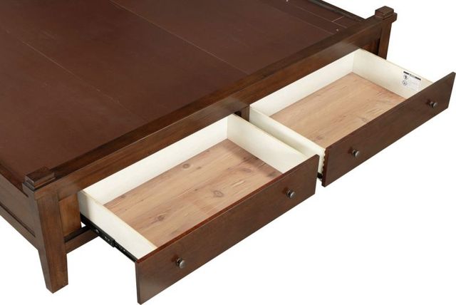 aspenhome® Channing Harvest Cherry California King Panel Storage Bed-3