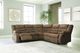 Signature Design by Ashley® Partymate 2-Piece Brindle Reclining Sectional-3