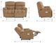 La-Z-Boy® Morrison Fog Power Reclining Loveseat with Headrest and Lumbar-2