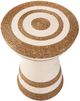 Bassett Mirror Jayce Natural/White Accent Table-1
