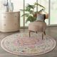 Nourison Home™ Passion 5' Round Style 11 Area Rug-5