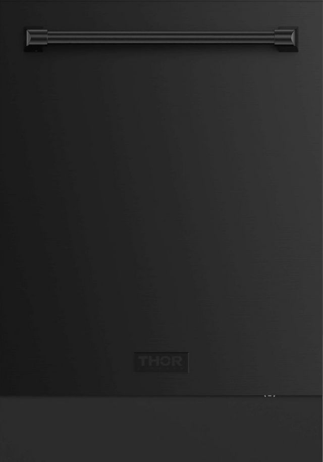 Thor Kitchen® Gordon Ramsay Series 24" Matte Black Top Control Built In Dishwasher