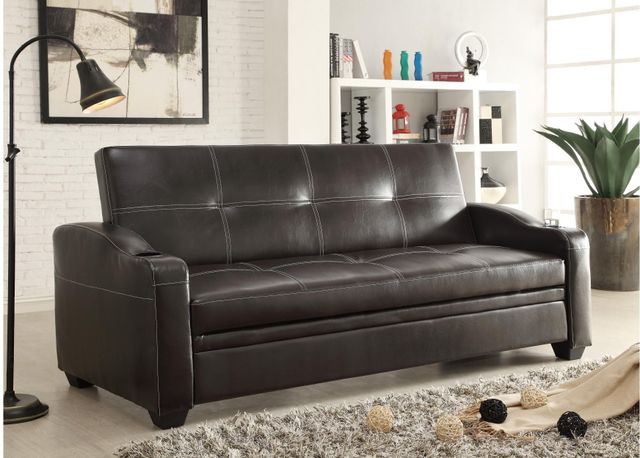 Homelegance® Caffery Dark Brown Elegant Lounger-3