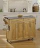 homestyles® Create-a-Cart Natural Wood/Salt-and-Pepper Granite Kitchen Cart-2