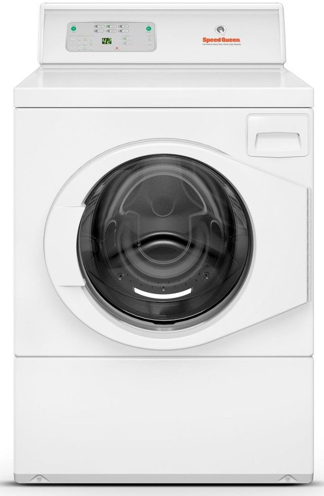 Speed Queen® Commercial 26.88" White Front Load Washer