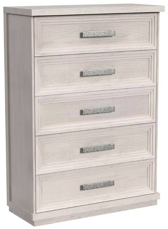 Elements International Avalanche Antique White Chest-0