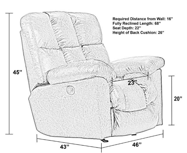 Catnapper® Mayfield Saddle Glider Recliner-3