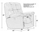 Catnapper® Mayfield Saddle Glider Recliner-3