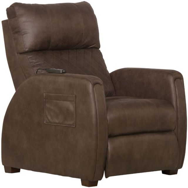 Catnapper® Relaxer Bark Power Lay Flat Recliner with Power Adjustable Headrest and Lumba