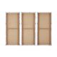 Olliix by Madison Park Watercolor Ikat Taupe 3 Pieces Taupe Gallery Art Set-3