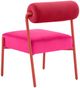 TOV Furniture Jolene 2-Piece Pink/Red Velvet Dining Chair Set-5