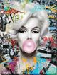 Classy Living Expressive Bubble Gum Marilyn Wall Art-0