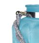 A & B Home Lula Blue Frosted Vase-1