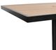 CabanaCoast® Customizable Skye Aluminum/Wooden 32" Outdoor Square Pedestal Balcony Table-3