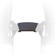 C.R. Plastics Slate Grey Arm Table-0