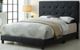 Titus Furniture Black 60" Queen Panel Bed-0