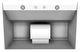 Vent-A-Hood® 36" White Wall Mounted Range Hood-4
