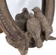 A & B Home Gray Corella Oval Bird Mirror-4