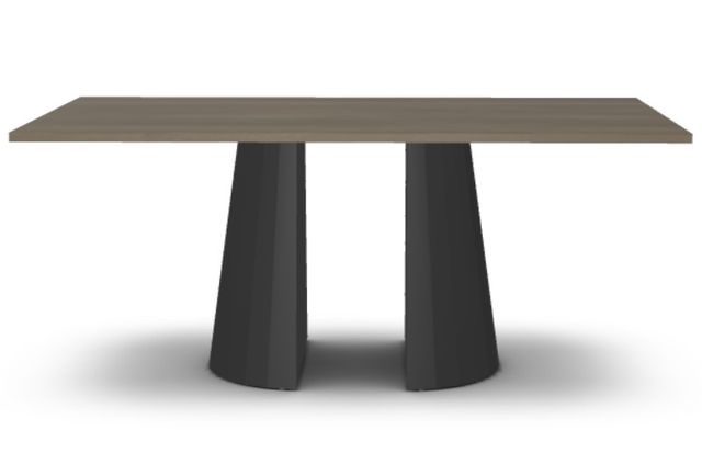 Amisco Customizable Gemma Birch Veneer 72'' Bar Height Table-1