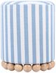 TOV Furniture Dex Blue Striped Ottoman-0