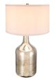 A & B Home Silver/White Round Table Lamp-1