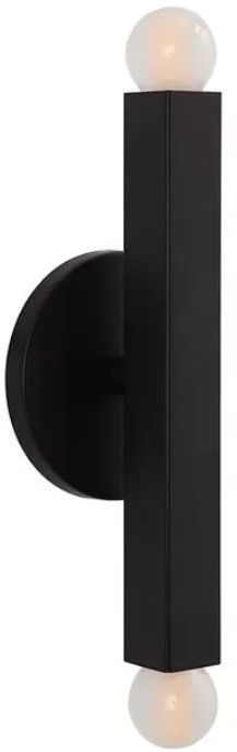 Renwil®  Essie Matte Black Wall Sconce-0