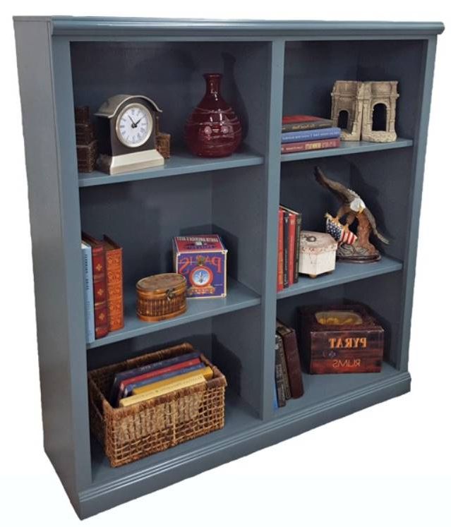American Heartland Manufacturing Poplar Wide 48" Bookcase-0