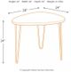 Ashley® Courager Triangular End Table-2