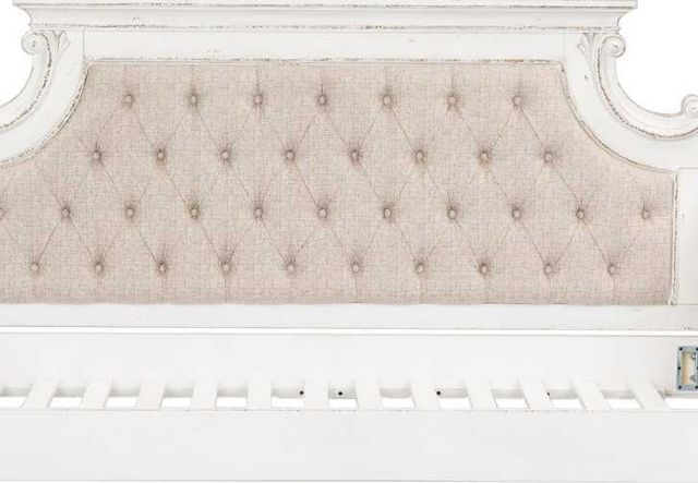 Liberty Furniture Magnolia Manor Antique White/Taupe Upholstered Back Daybed-2