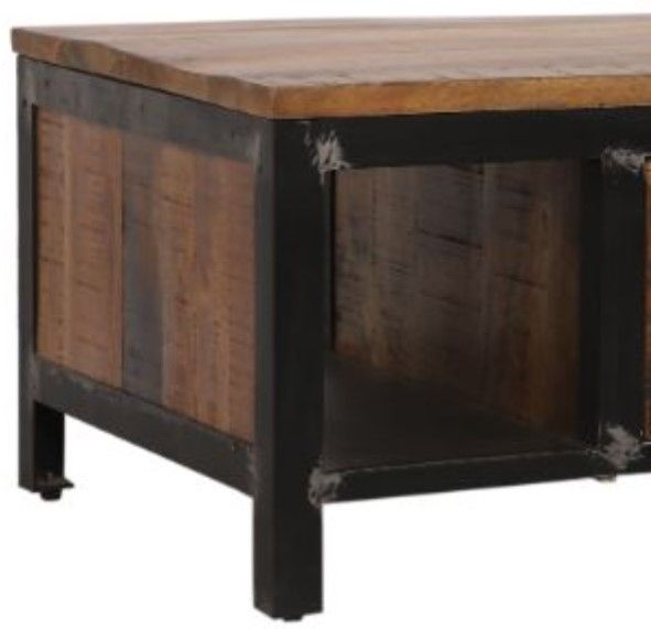 Jaipur Furniture Induse Brown Coffee Table-1