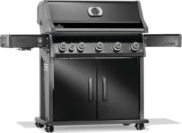 Napoleon Rogue® PRO 625 6-Burner Black Freestanding Natural Gas Grill-2