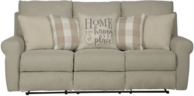 Catnapper® Westport Cement Power Lay Flat Reclining Sofa-4