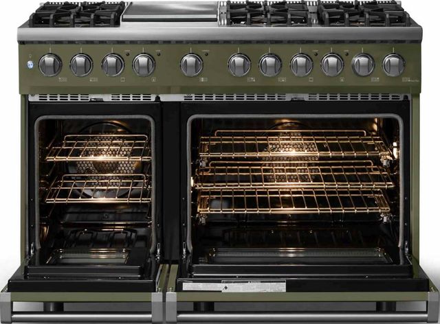 Viking® 5 Series 48" Martini Pro Style Dual Fuel (LP) Range with Polished Chrome Trim-1