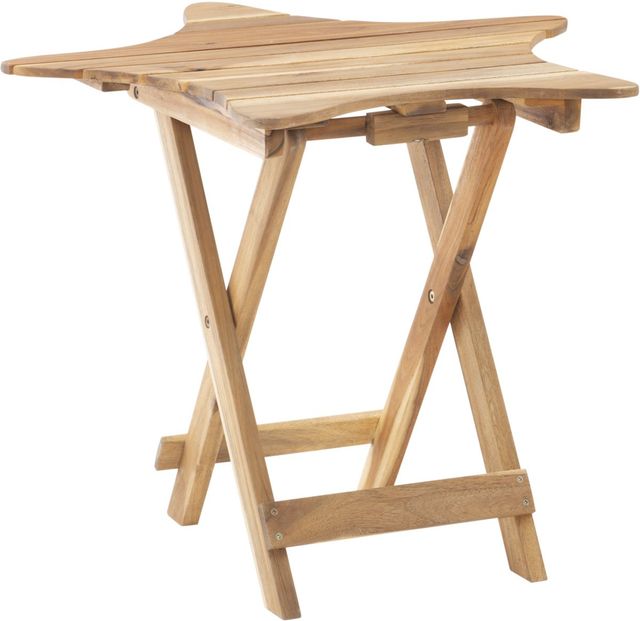 Powell® Stanbury Natural Folding Table-0