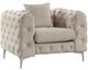 Furniture of America® Sapphira Beige Chair-0