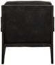 International Furniture Direct Balam Black/Stained Dark Accent Chair-5