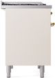 Ilve® Nostalgie II Series 40" Antique White Pro Style Dual Fuel Range-2