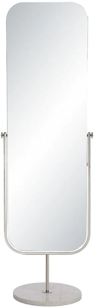 Renwil® Mandra Polished Nickel Floor Mirror-0