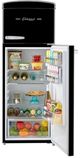 Unique® Appliances Classic Retro 22'' 7.5 Cu. Ft. Midnight Black Top Freezer Refrigerator-4