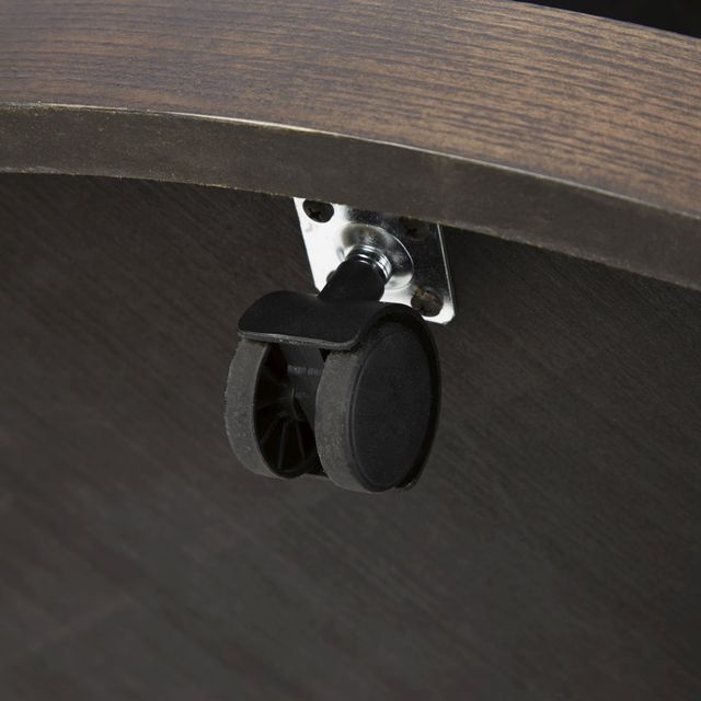 Signature Design by Ashley® Brazburn Dark Brown Coffee Table with Metal Gold Legs-3